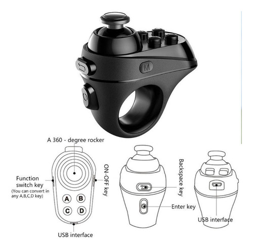 Controlador De Juegos Inalámbrico Bluetooth Vr Glasses Contr