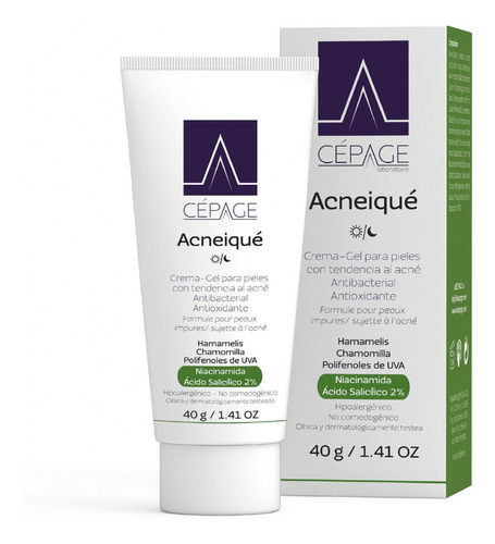 Cepage Acneique Crema-gel Antioxidante Pieles Acne Cepage