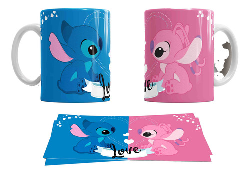 Plantillas Para Sublimar Tazas - Stitch
