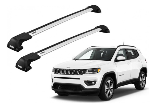 Barras Thule Jeep Compass 17- Ra / Edge Flush