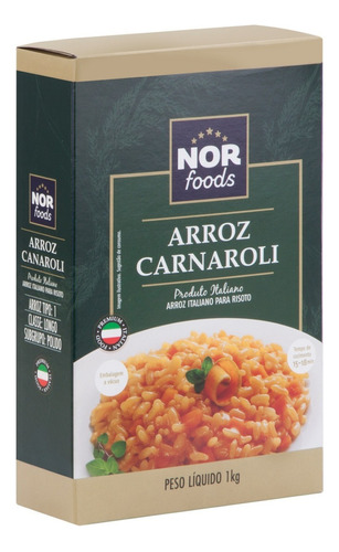 Arroz Italiano Carnaroli Nor Foods 1kg