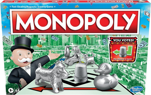 Monopoly, Juego Familiar De 2 A 6 Jugadores