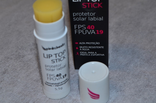 Lip Top Stick  Protetor  Fps40 Fpuva19 Resistente Á Agua