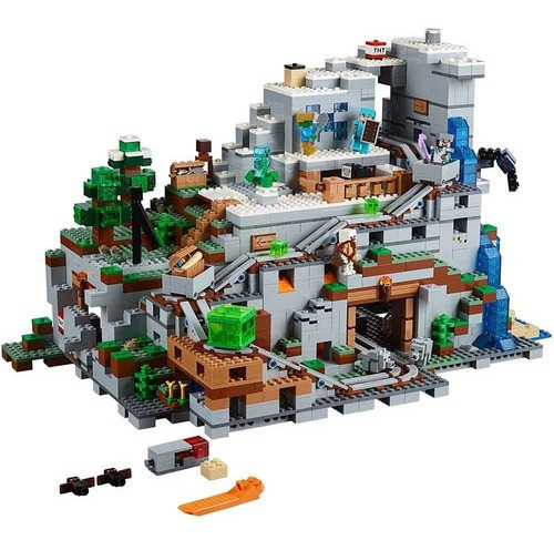Lego 21137 Minecraft The Mountain Cave Kit De Construcción