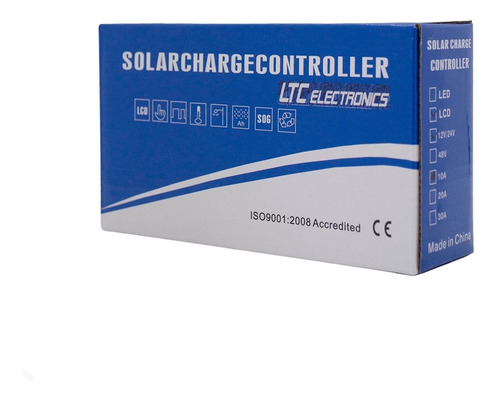 Imagen 6 de 10 de Regulador Panel Solar 20a Ltc Electronics Display Lcd + Usb