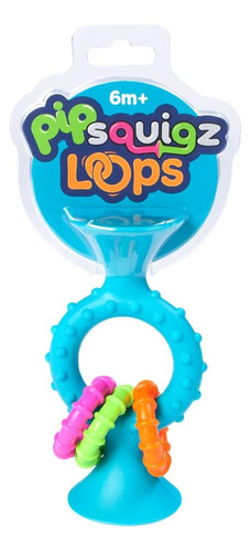 Sonajero Mordedor Pipsquigz Loops Azul