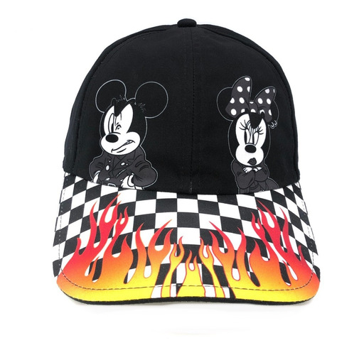 Gorra Vans Disney Curva Mickey 90 Punk Flama Check Ruedestoy