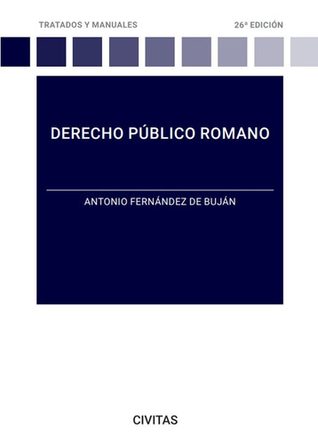 Derecho Publico Romano 26ª Ed - Fernandez Bujan Fernandez,an