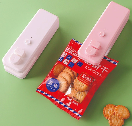 Selladora De Bolsas Plásticas Mini Portatil Pila Recargable