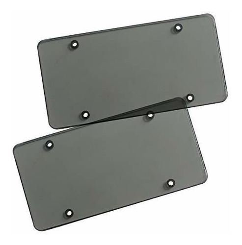 Zone Tech Clear Ed Unbreakable License Plate Shields  P...