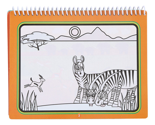 Libros Para Colorear Para Niños, Libro De Pintura Portátil,