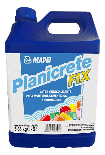 Planicrete Fix New Látex Vinilico Ligante 5l Mapei Mm