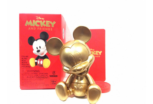 Figura Mickey Mouse Dorado Disney Miniso