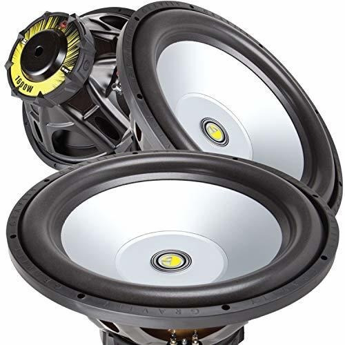 Par De Gravedad De 15 Pulgadas, 3200 Vatios, Subwoofer De Au