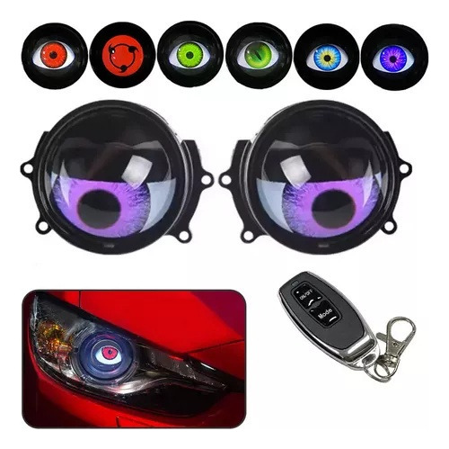Pc Lente Led Evil Eye De 2 X 12 V En Modo Automático