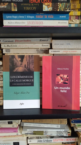 Crimenes Calle Morgue + Mundo Feliz - Poe / Huxley -ed Agebe