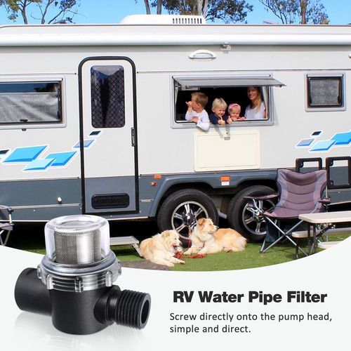 Colador De Bomba De Agua Rv Filtro De Línea Colador Colador