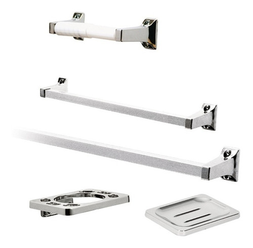 Juego De Accesorios Para Baño 4 Juegos Plastic 5pzc/u Wilson