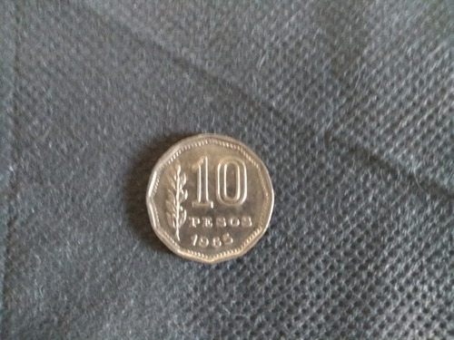 Moeda 10 Pesos Argentina 1965