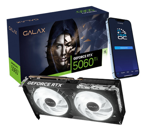Placa De Vídeo Geforce Galax Rtx5060ti 16gb Gddr7 128 Bits