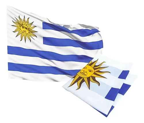 Bandera De Uruguay 90 X 150 Cm Tcs
