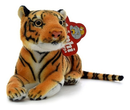 Peluche Tigre Marron Echado  