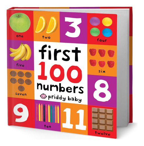 First 100 Numbers, De Roger Priddy. Editorial Priddy Books Us, Tapa Dura En Inglés, 2017