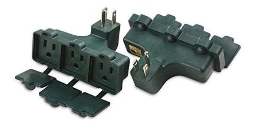 Cable Importa 2-pack 3-outlet Resistente A La Intemperie Par