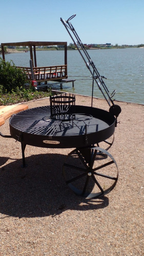 Fogonero Asador Parrillon Lacar Kutral 1,5mts De Diámetro