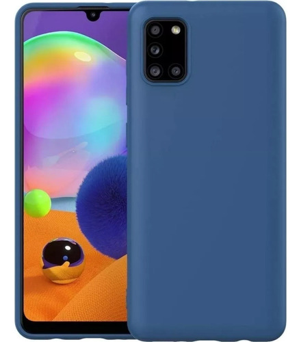 Funda Para Samsung A31 Silicona Felpa Interior Ultra Fina