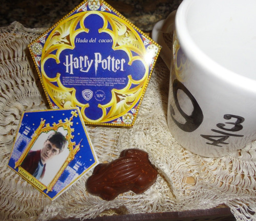 Rana De Chocolate /chocolate Frog Harry Potter Sapo Saltarin