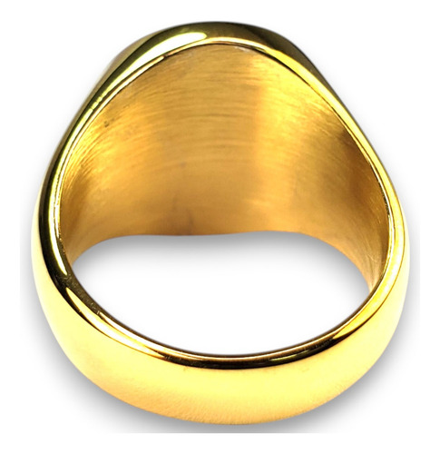 Anillo Orden De La Rosa-cruz Amorc Acero Inoxidable A917 Dorado 11