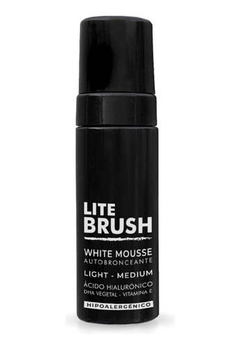 Autobronceante Mousse White Sin Guía De Color Litebrush