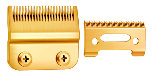 Lamina Wmark Fade Profissional De Aço Pra Maquina W2 Dourado