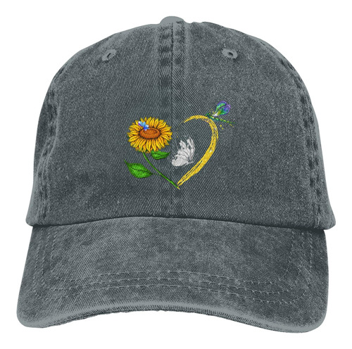 Gorra Vaquero Béisbol Mariposa Libélula Girasol Ajustable Al