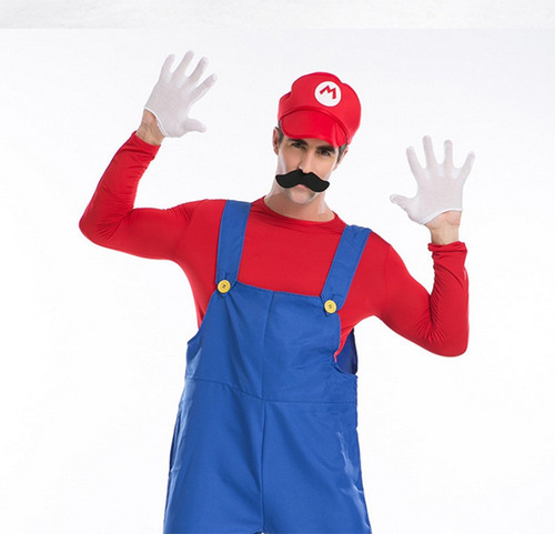 Disfraz Mario Bros O Luigi Halloween Adulto Envio Gratis