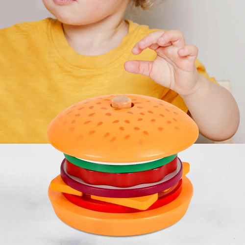 Juguetes De Simulación Para Apilar Hamburguesas