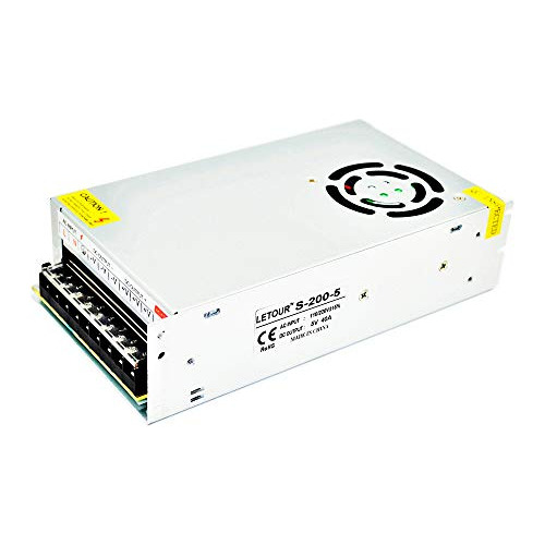 Fuente De Alimentación De 5v 40a Ac 110v/220v Converti...