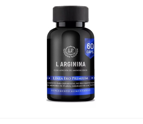 L-arginina Premium - Oxido Nítrico - 60 Capsulas 