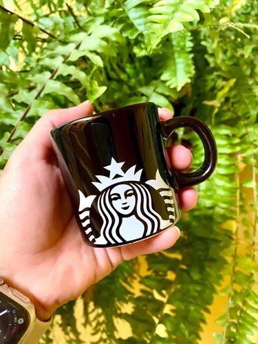Taza Starbucks Café Espresso Importada Brasil Negra Nueva