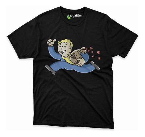 Playera Vault Boy Colaboracion Monopoly Thief Fallout
