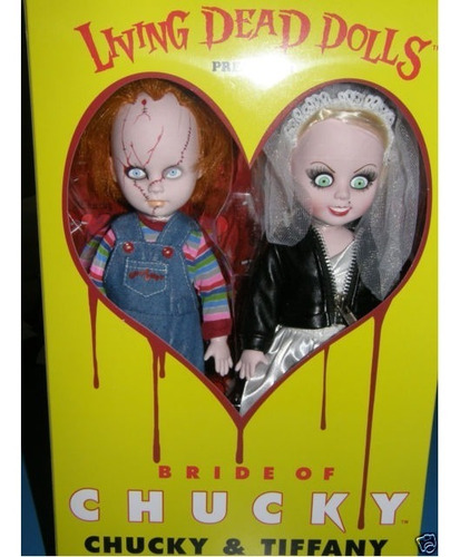 Chucky Y Tiffany Mezco Living Dead Dolls 24 Cm Nuebo Serrado