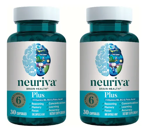 Suplemento Neuriva Plus Brain Performance 30 Cápsulas X 2