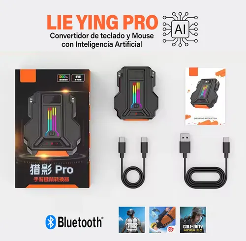 Combo Gamer Para Celular Rgb Convertidor Bluetooth Con Ia (Usado)