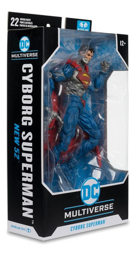 Cyborg Superman Figura New 52 Dc Multiverse Mcfarlane Toys