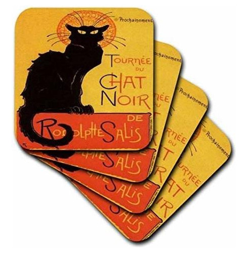 Posavasos 3drose Cst_46907_1 Le Chat Noir-advertising, Art N