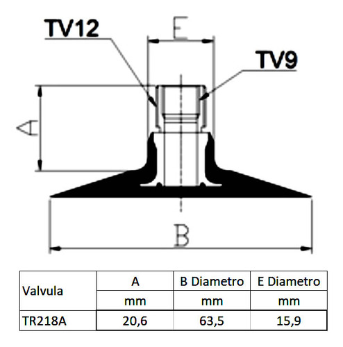 Cámara Para Neumático 23.1r26 (620/75r26) Valvula Tr218a