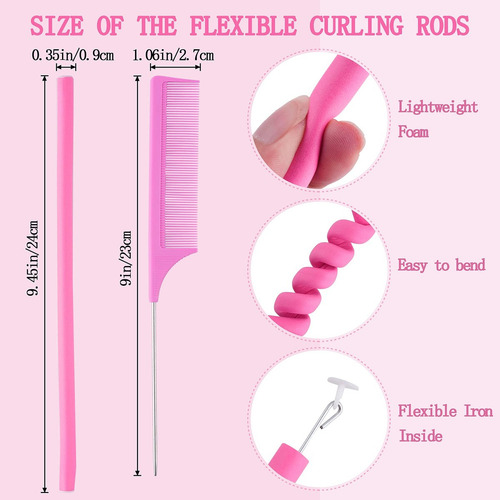 Buytta Juego De Rulos Flexibles Para Cabello Corto Y Largo -