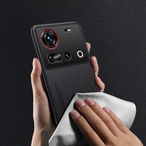 ·/funda Para Nubia Z70 Ultra Cáscara De Piel Simple+mica