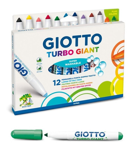 Marcador Giotto Giant Gigante X 12